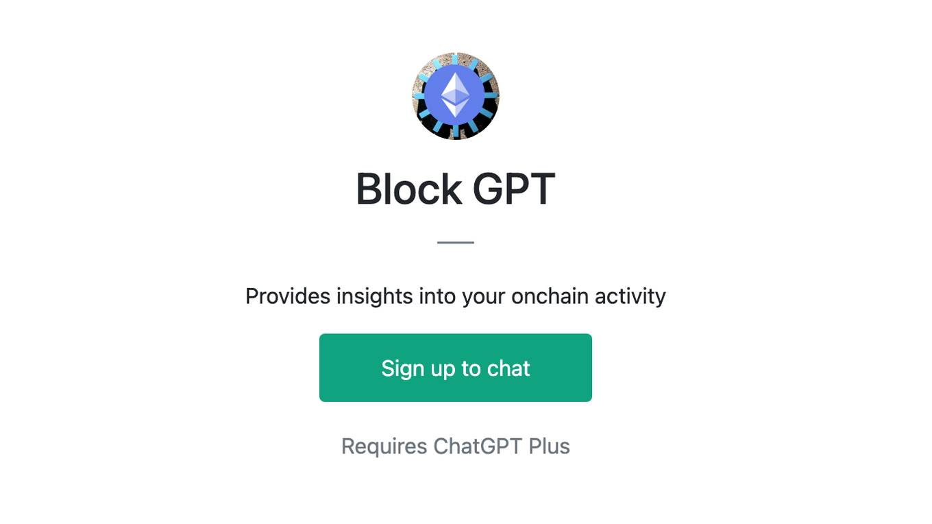 Block GPT Screenshot