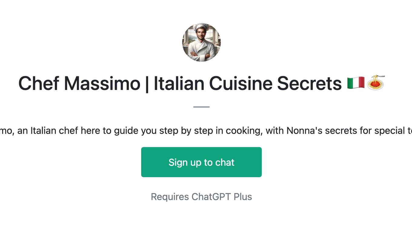 Chef Massimo | Italian Cuisine Secrets  🇮🇹🍝 Screenshot