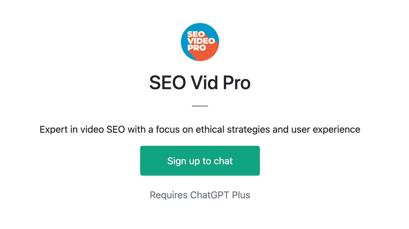 SEO Vid Pro Screenshot