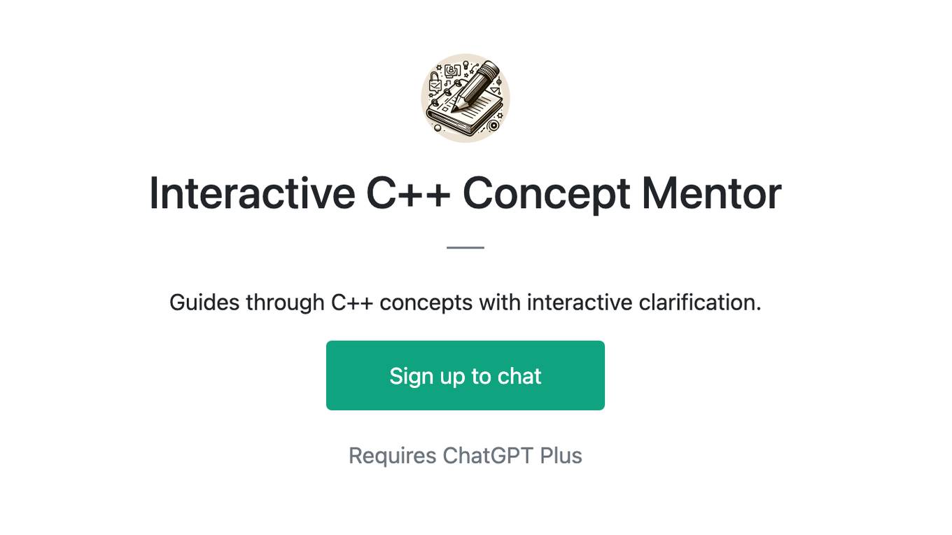 Interactive C++ Concept Mentor Screenshot