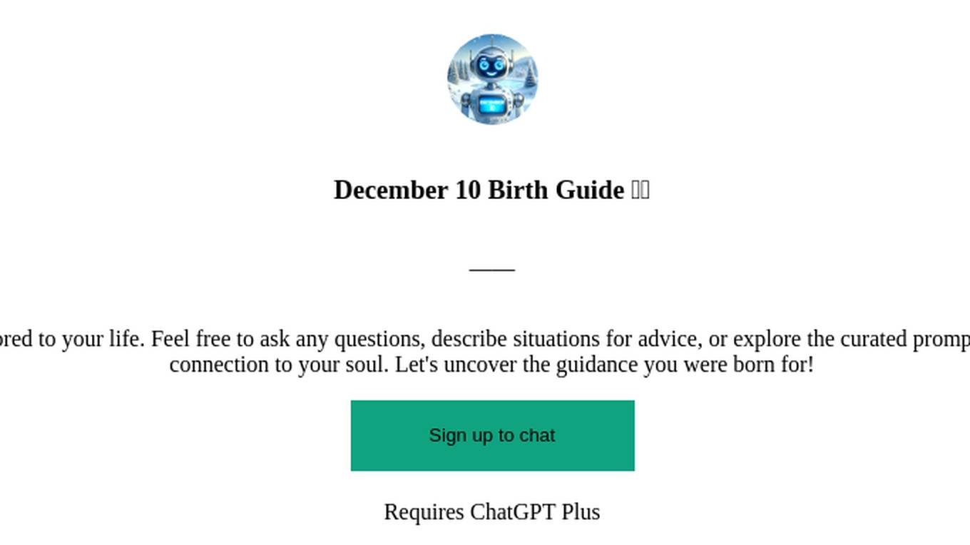 December 10 Birth Guide 🔮⭐️ Screenshot