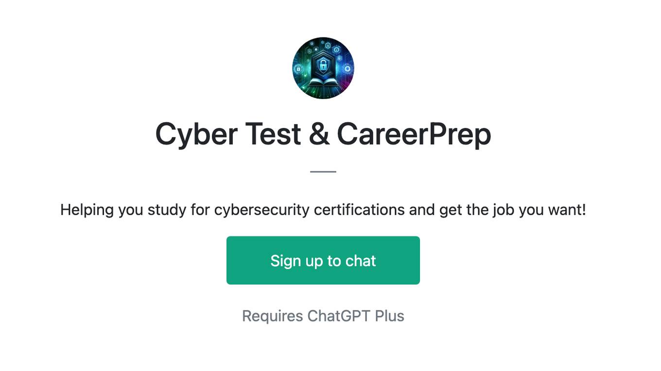 Cyber Test & CareerPrep Screenshot