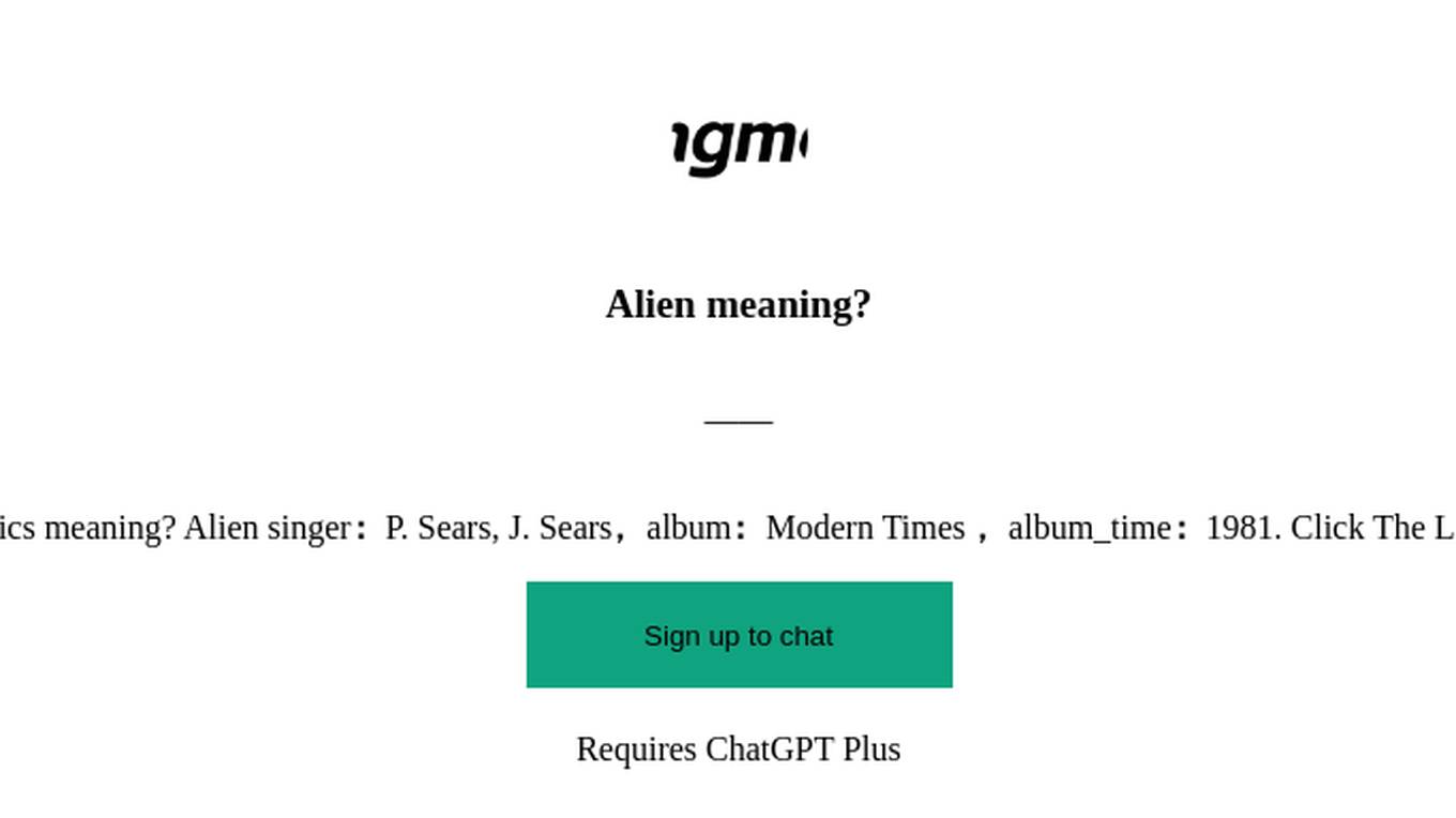 Alien meaning? Screenshot