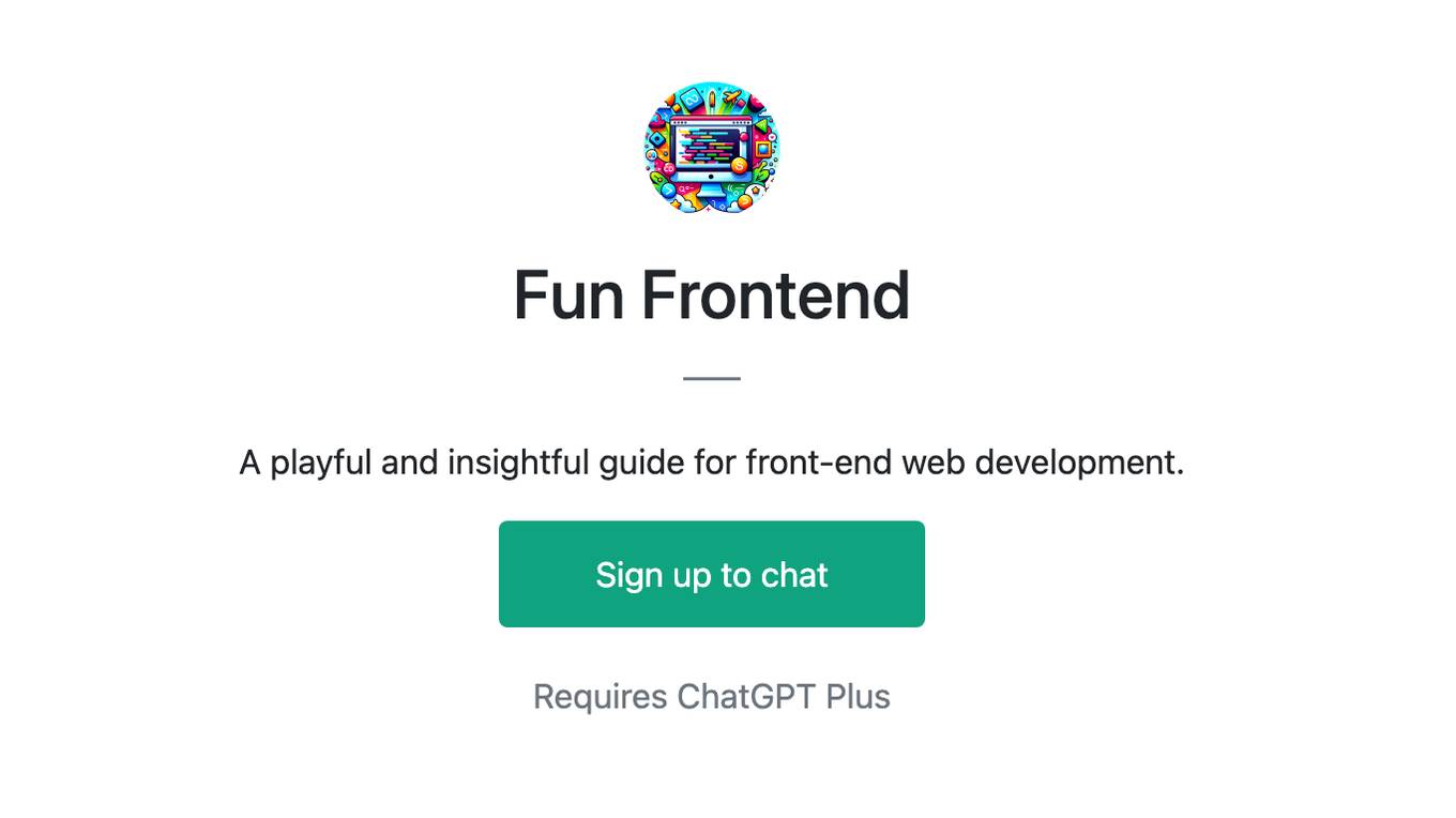 Fun Frontend Screenshot