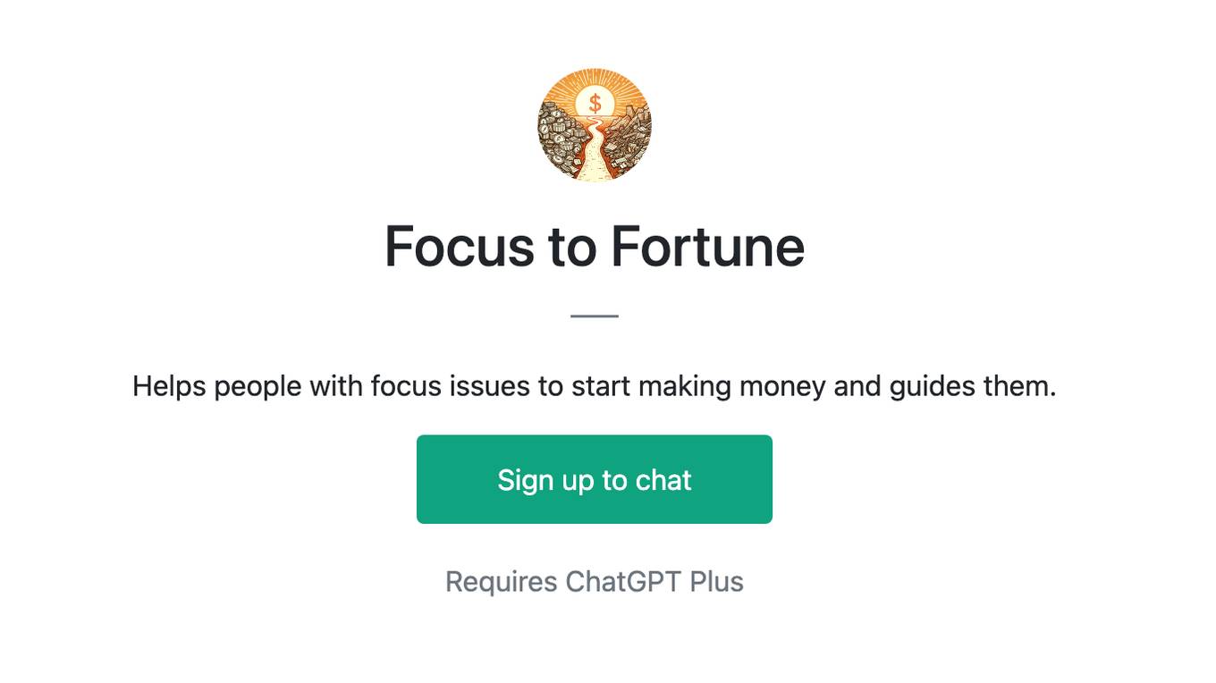 Focus to Fortune Screenshot