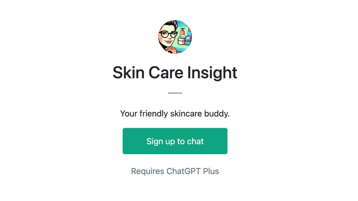 Skin Care Insight Screenshot