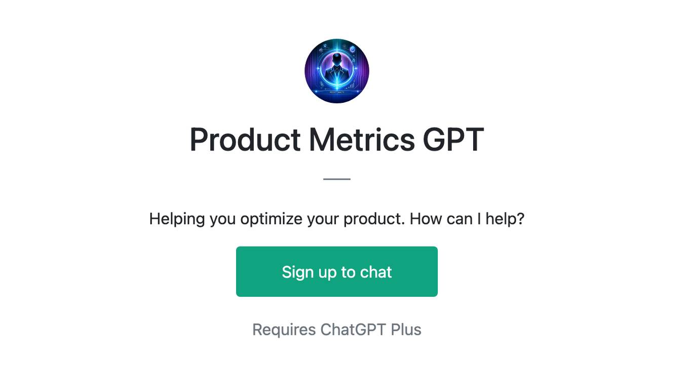 Product Metrics GPT Screenshot