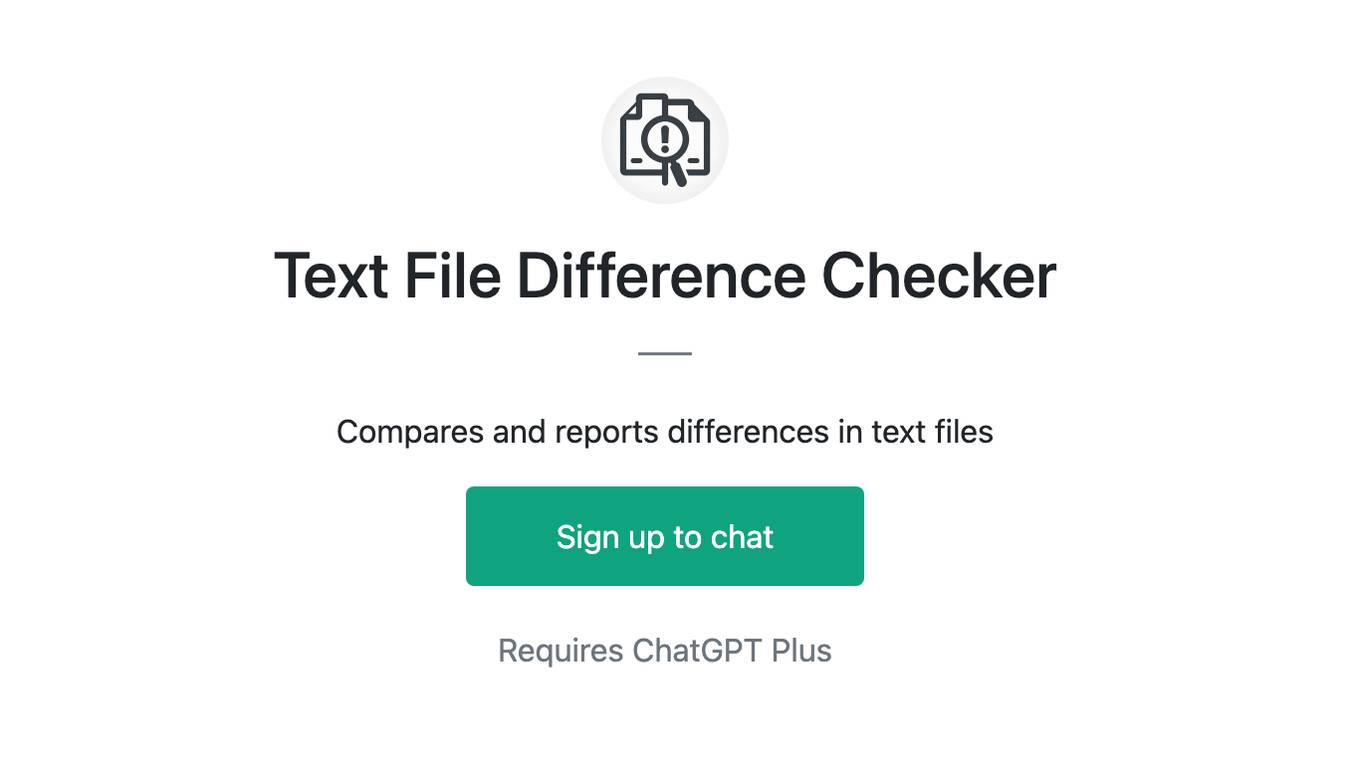 Text File Difference Checker Screenshot