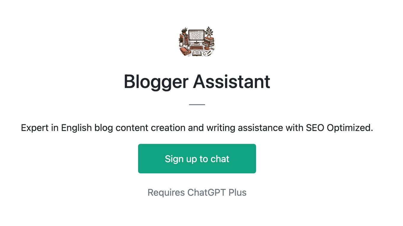 Blogger Assistant Screenshot