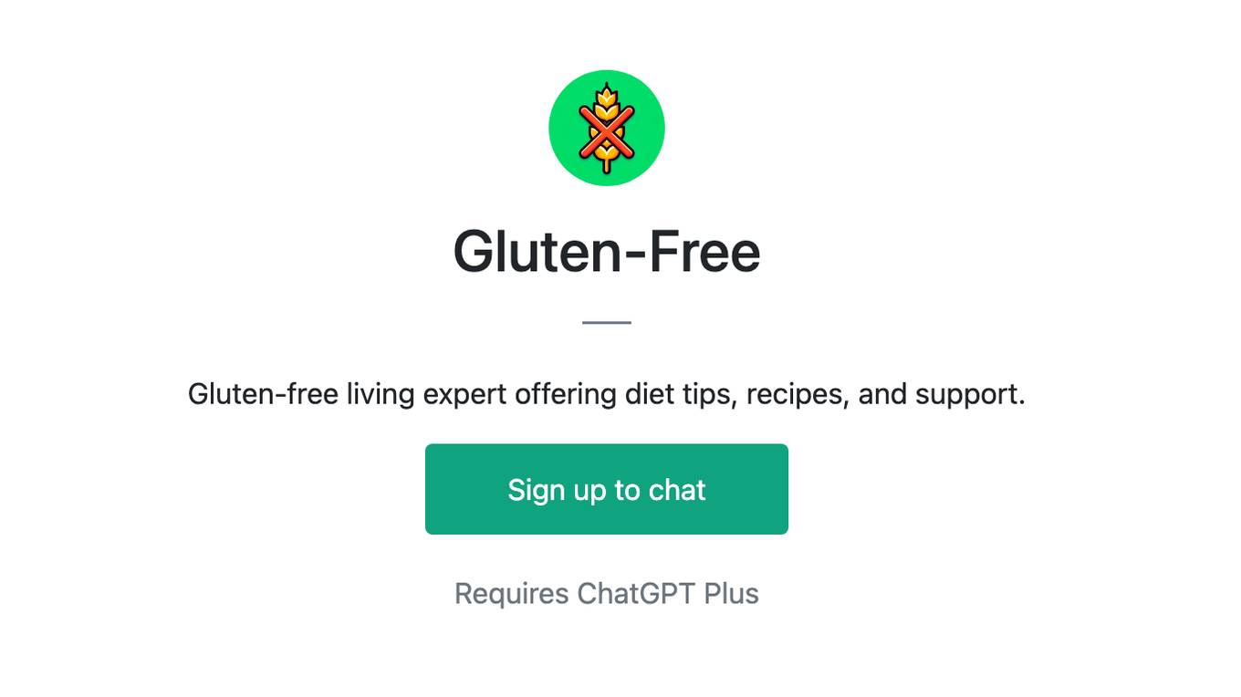 Gluten-Free Screenshot