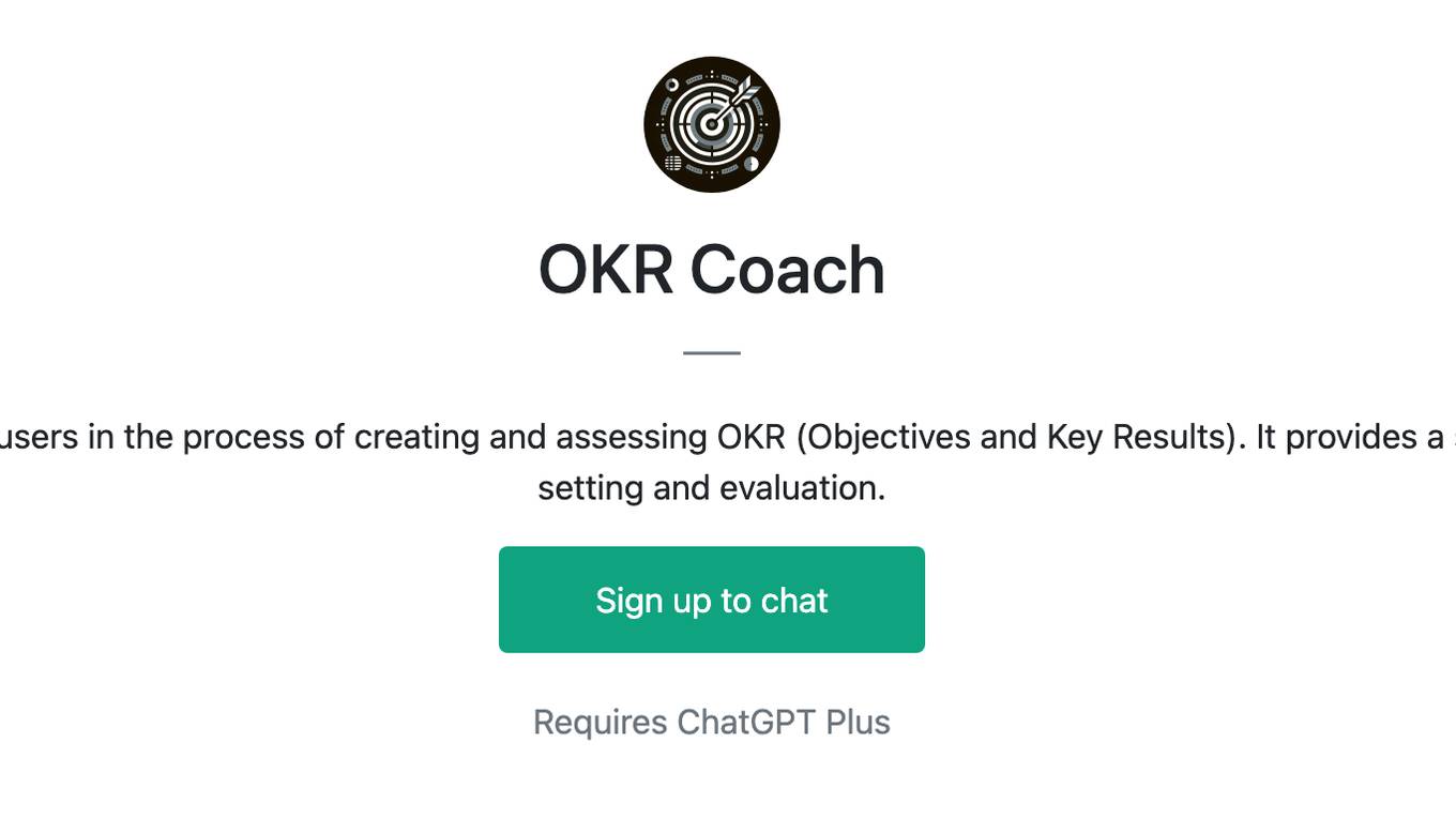 OKR Coach Screenshot