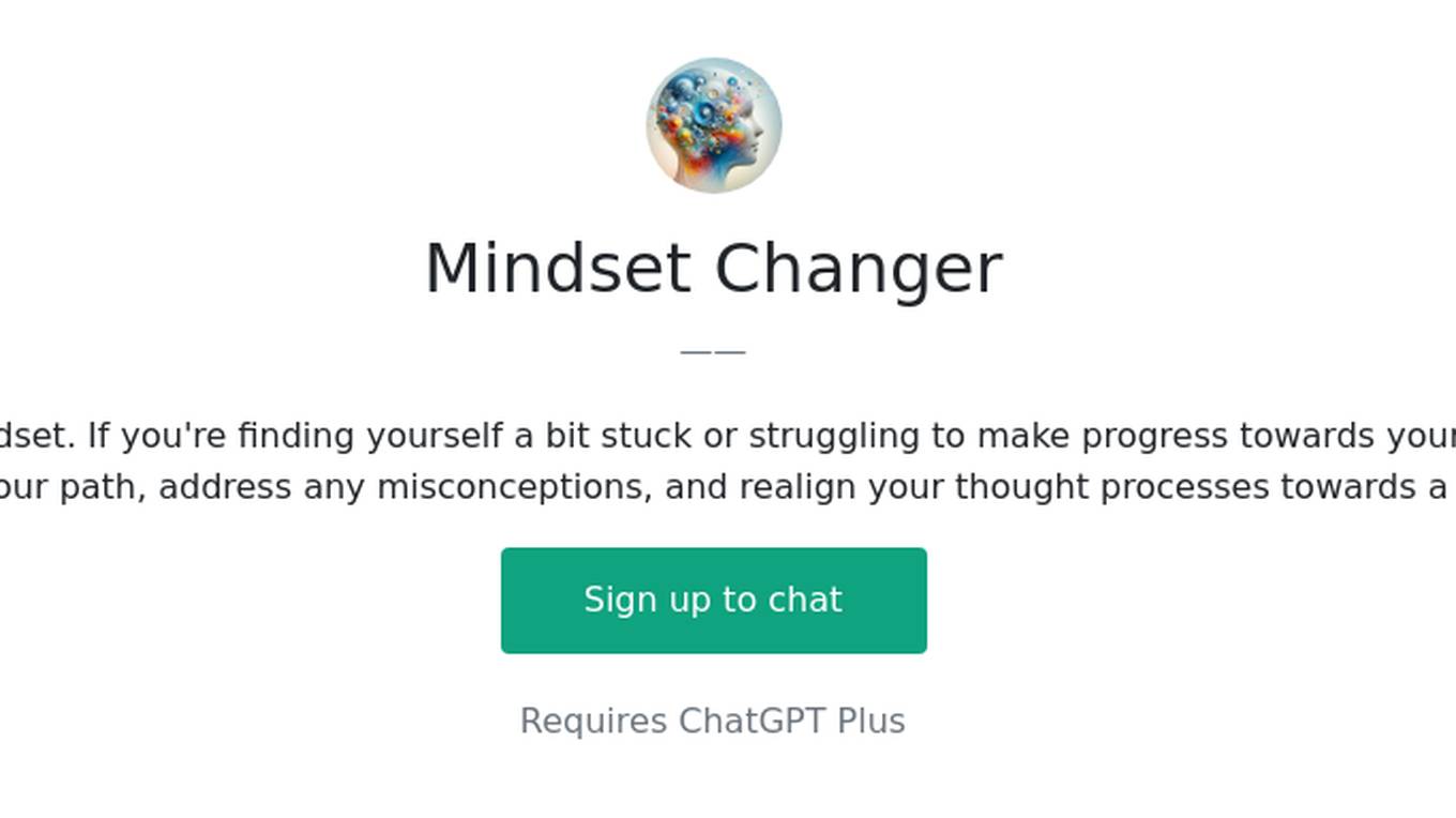 Mindset Changer Screenshot