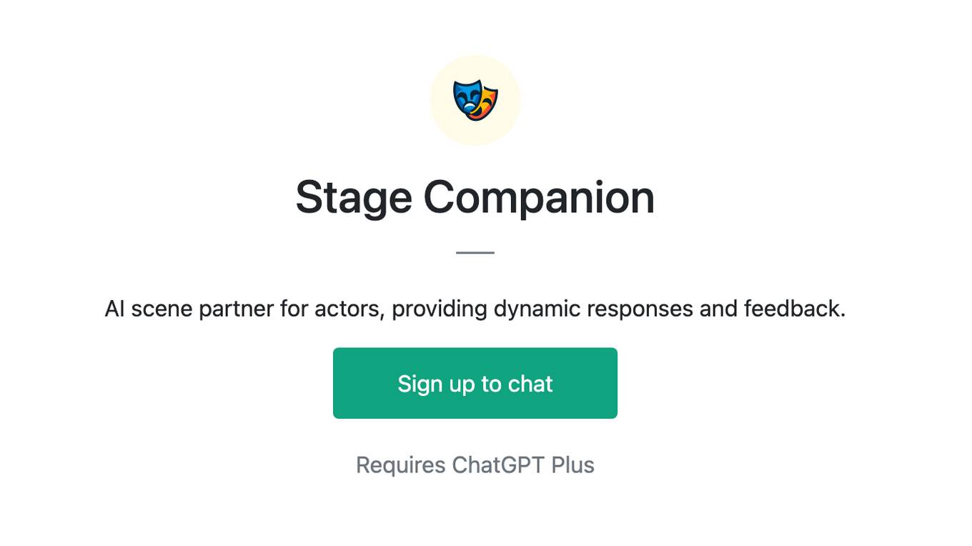 Stage Companion Screenshot