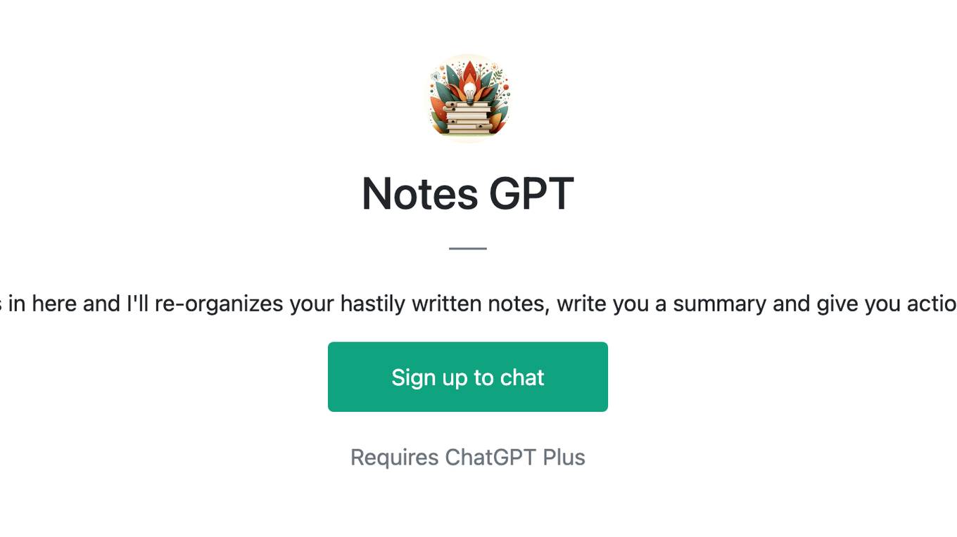 Notes GPT Screenshot