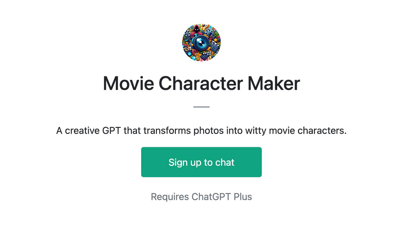 Movie Character Maker Screenshot