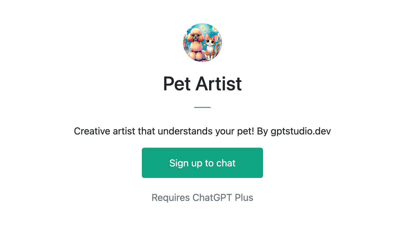 Pet Artist Screenshot