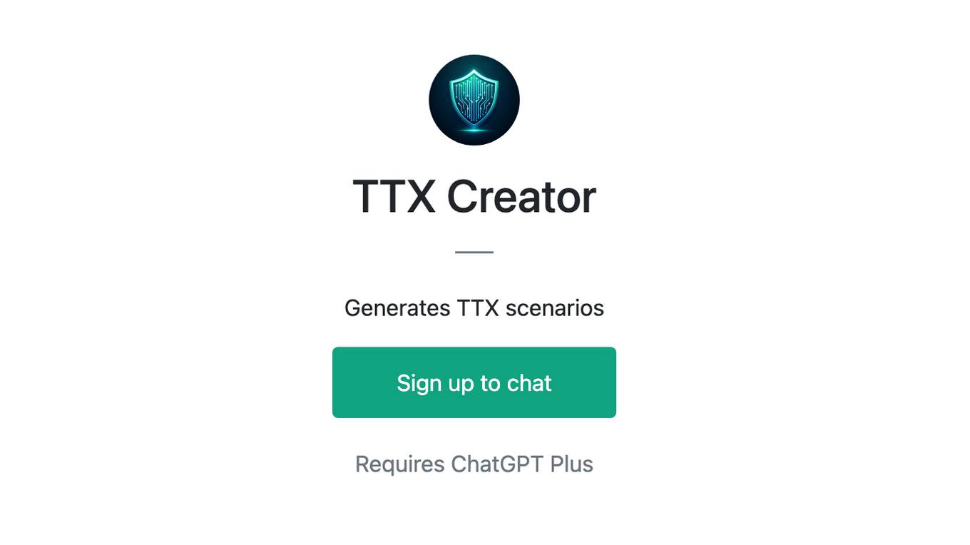 TTX Creator Screenshot