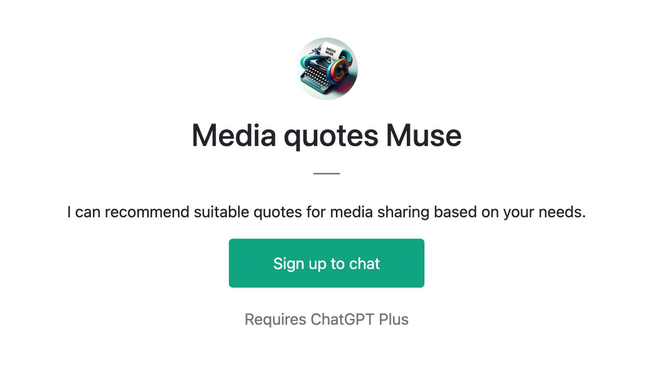 Media quotes Muse Screenshot