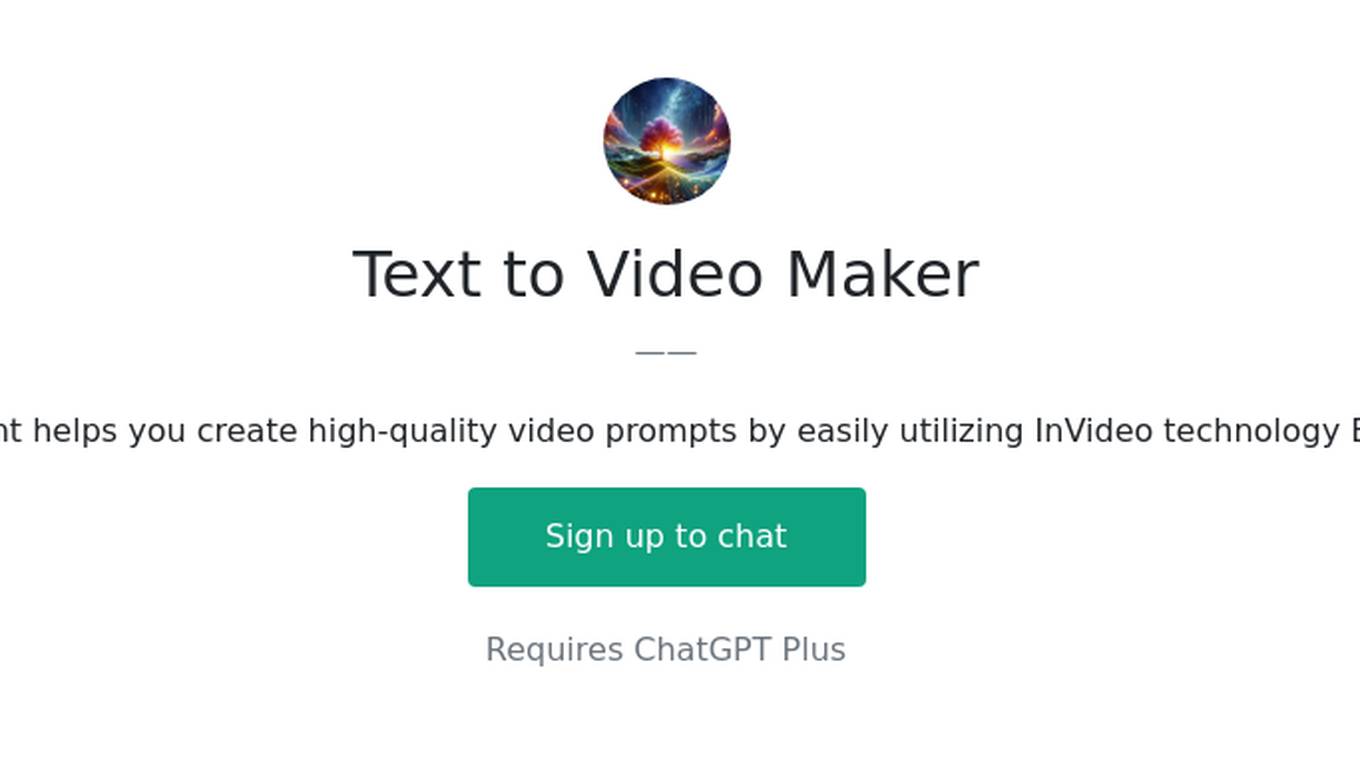 Text to Video Maker Screenshot