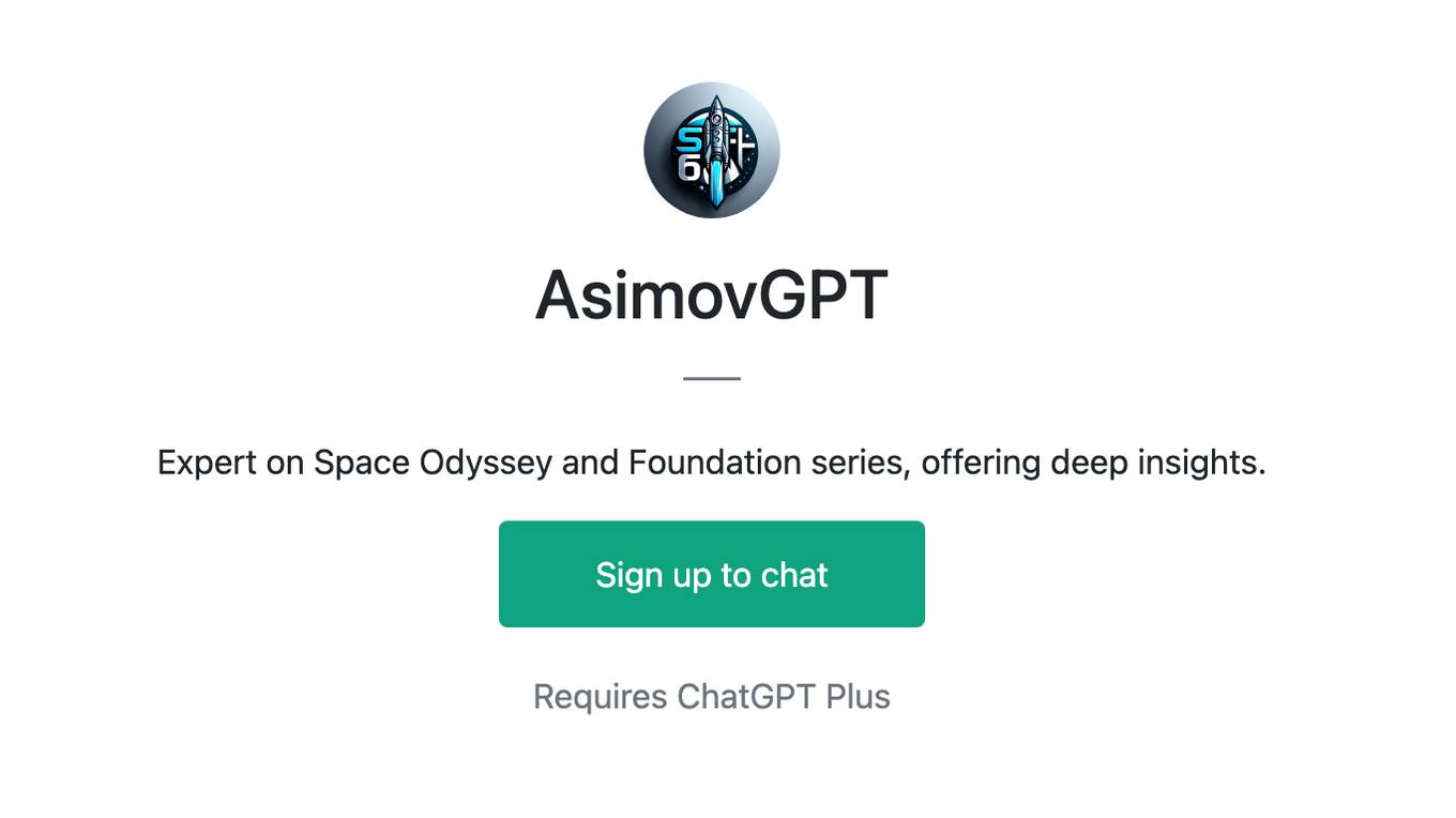 AsimovGPT Screenshot