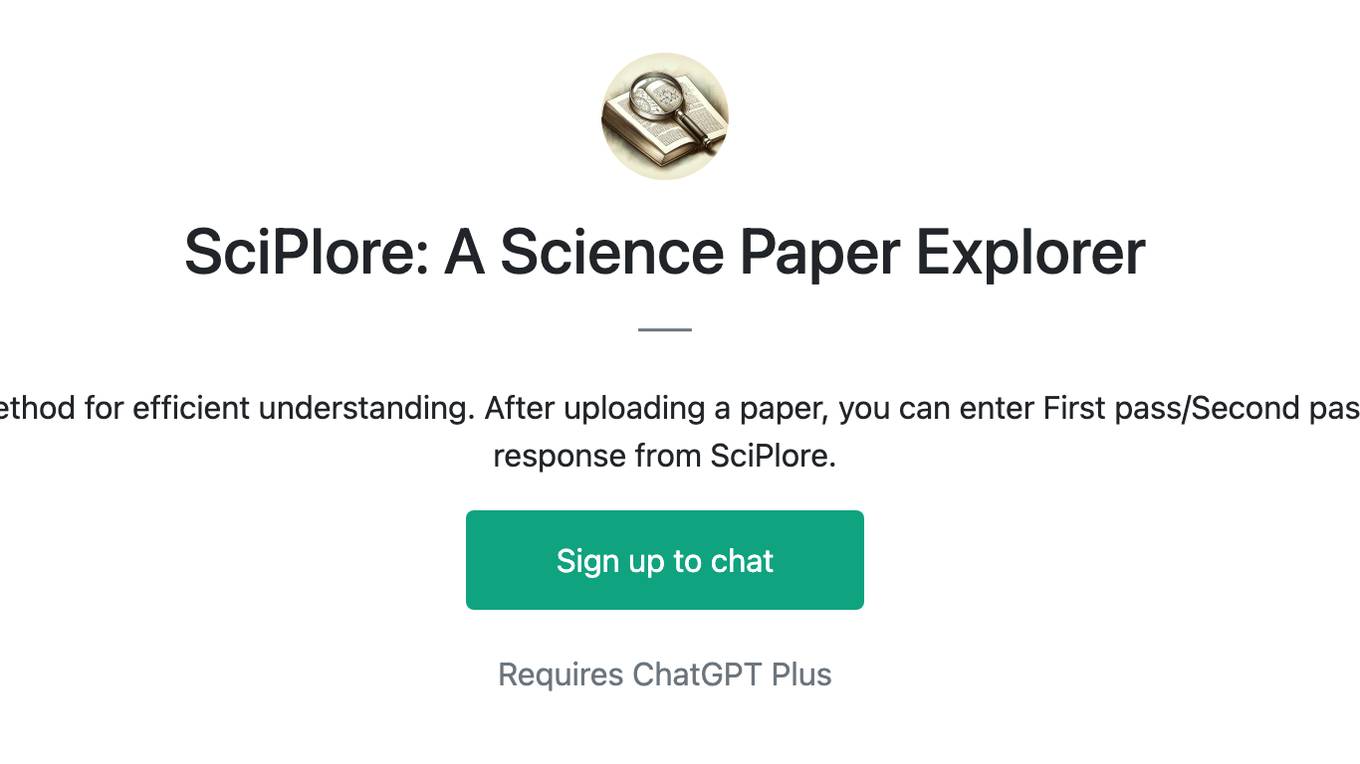 SciPlore: A Science Paper Explorer Screenshot