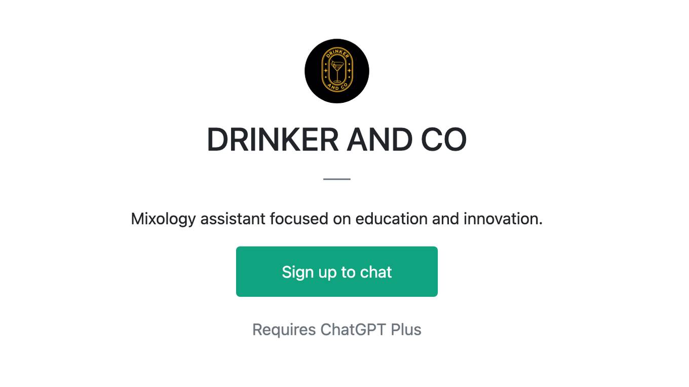 DRINKER AND CO Screenshot