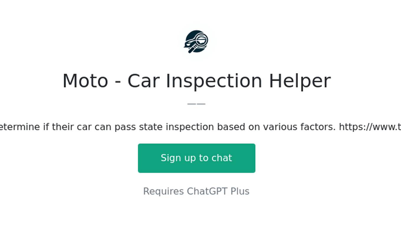 Moto - Car Inspection Helper Screenshot