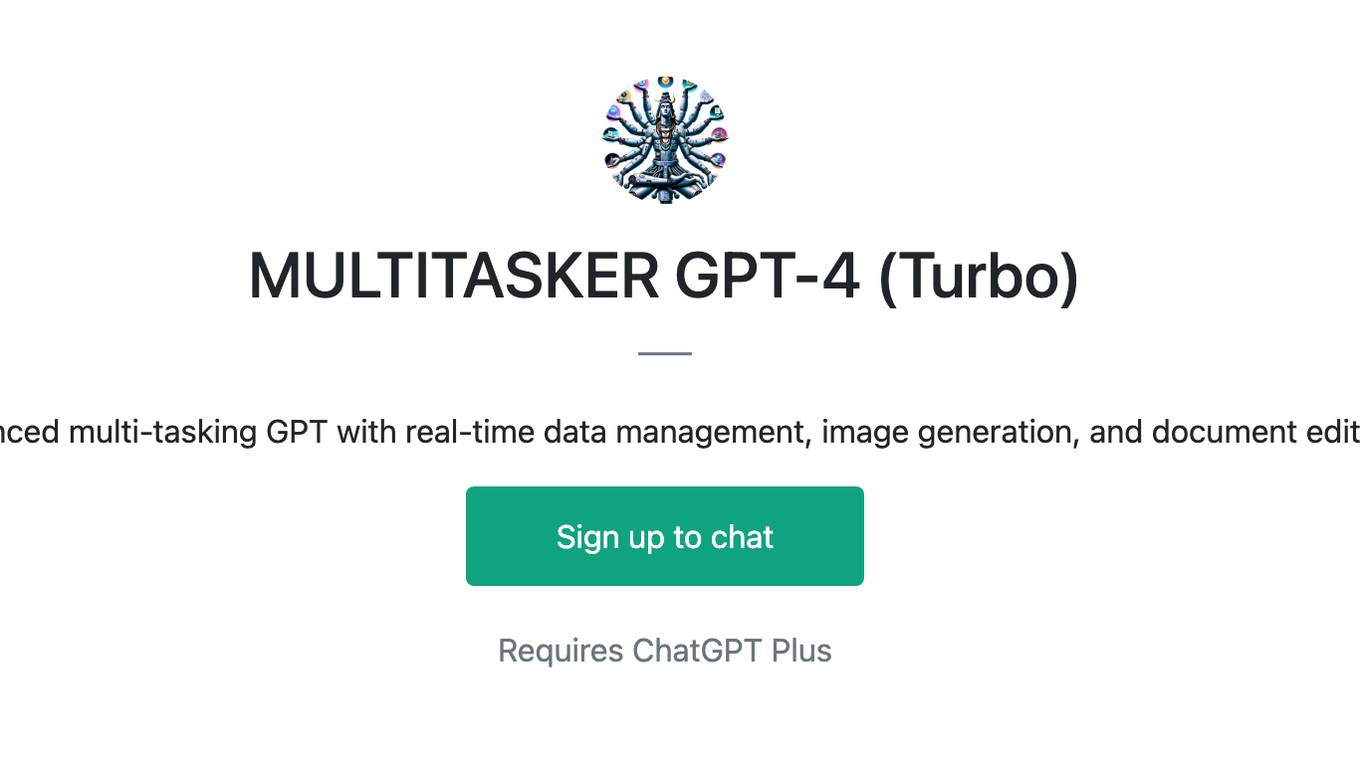 MULTITASKER GPT-4 (Turbo) Screenshot