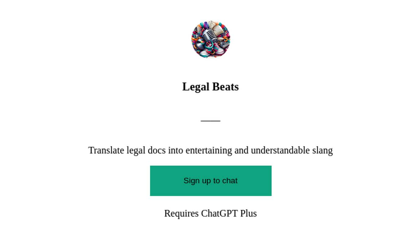 Legal Beats Screenshot