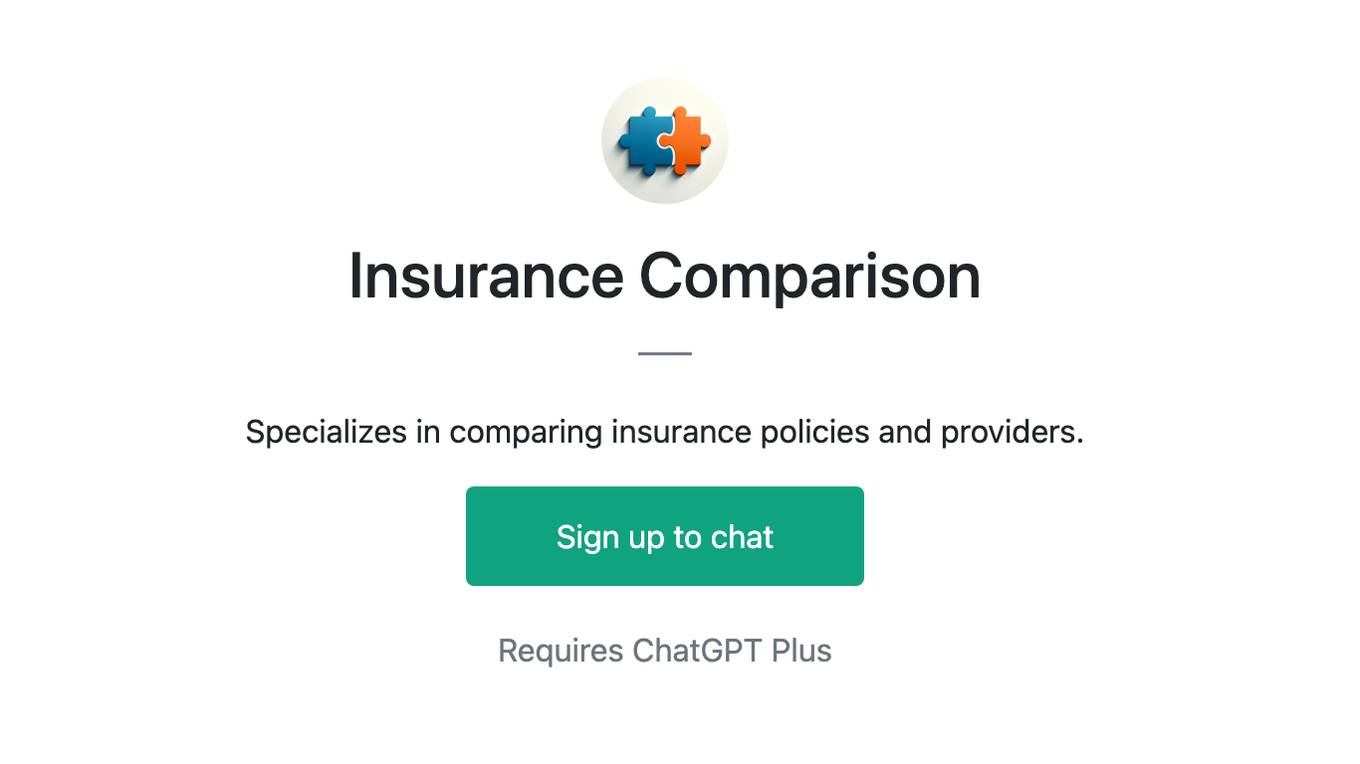 Insurance Comparison Screenshot