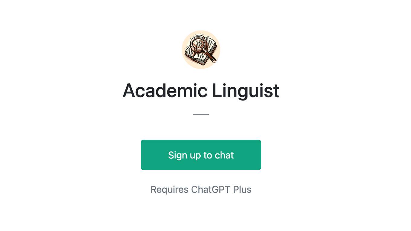 Academic Linguist Screenshot