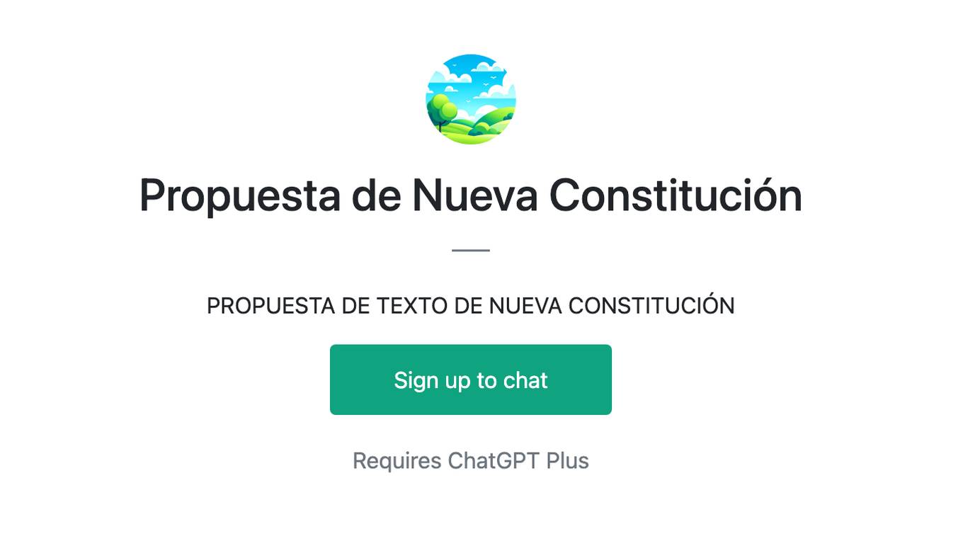 Propuesta de Nueva Constitución Screenshot