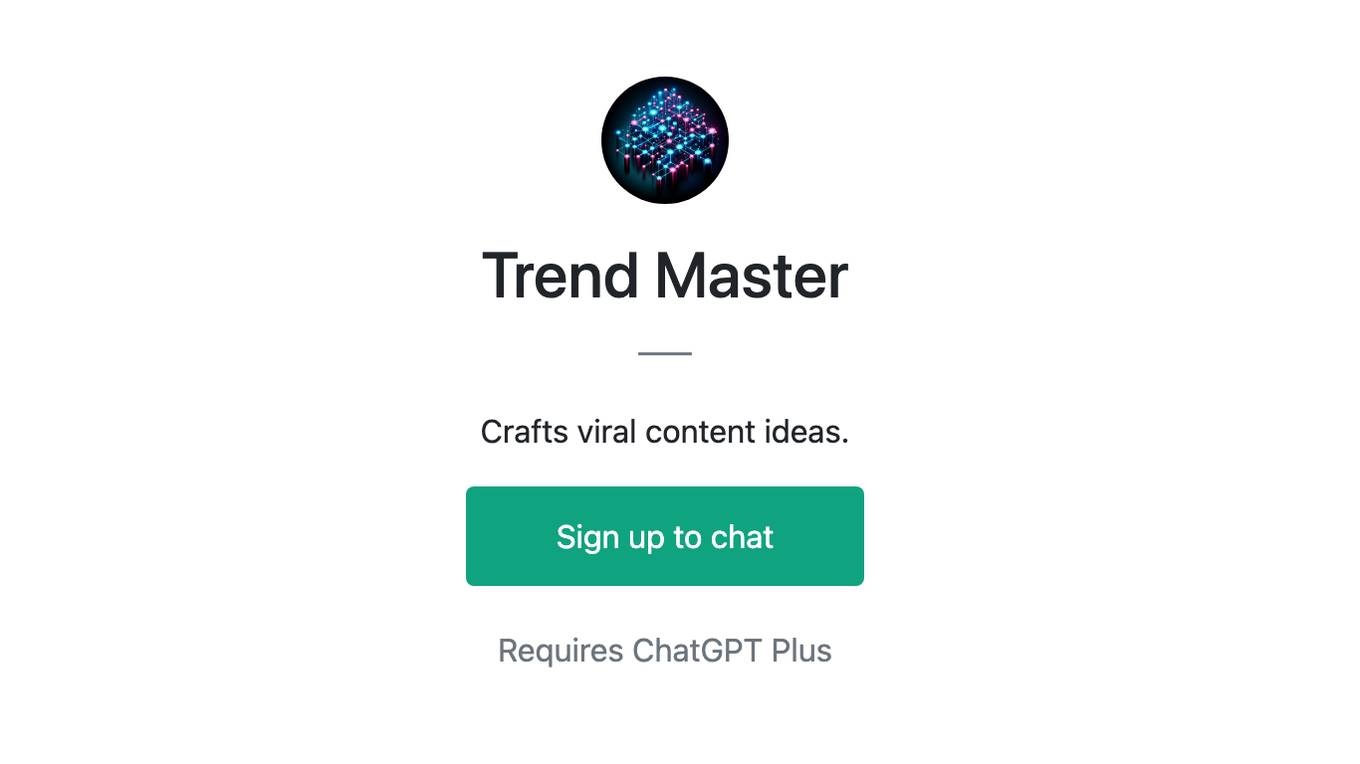 Trend Master Screenshot