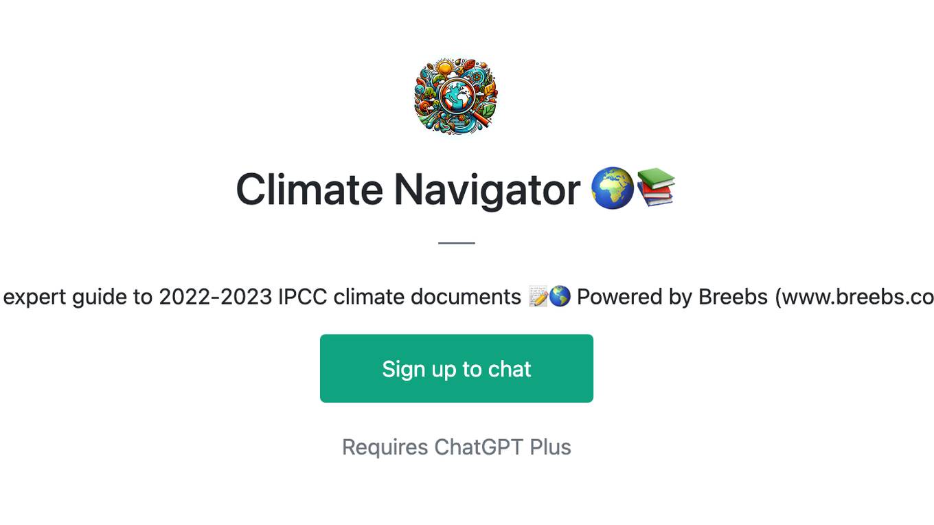 Climate Navigator 🌍📚 Screenshot