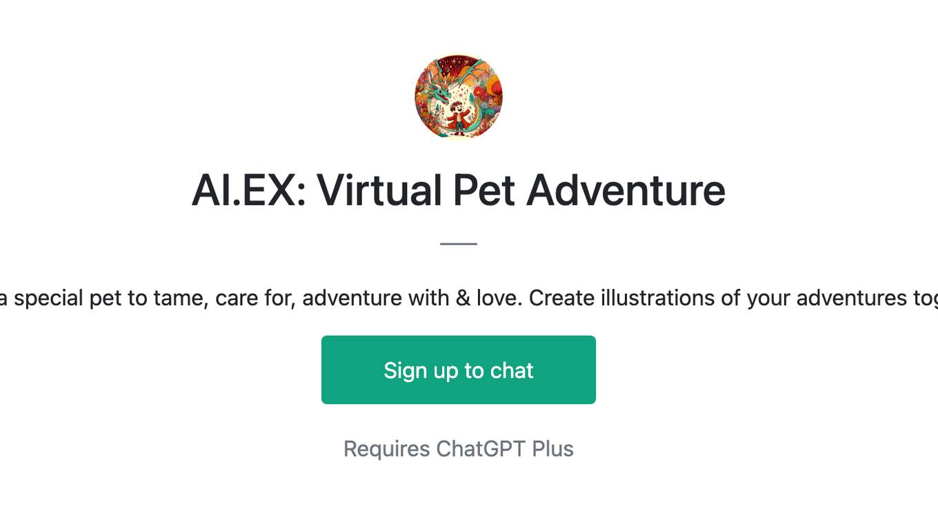 AI.EX: Virtual Pet Adventure Screenshot