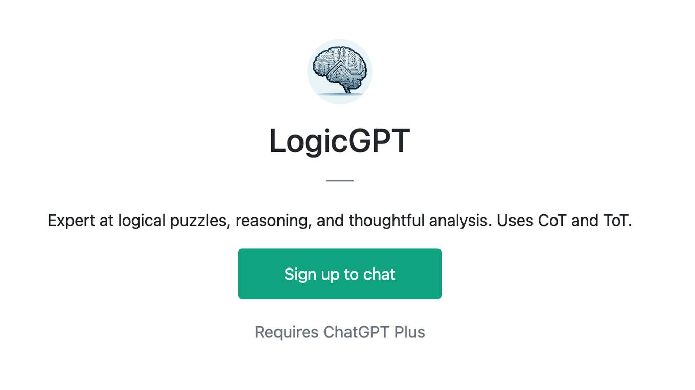 LogicGPT Screenshot