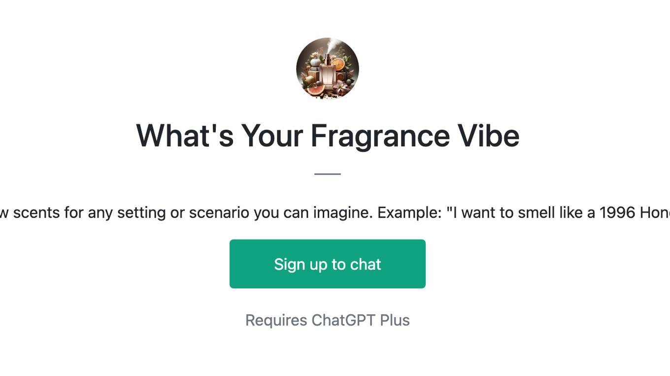 What's Your Fragrance Vibe Screenshot