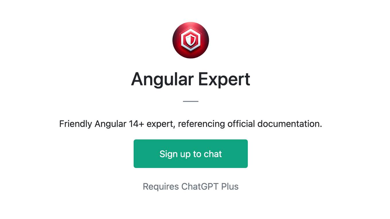 Angular Expert Screenshot