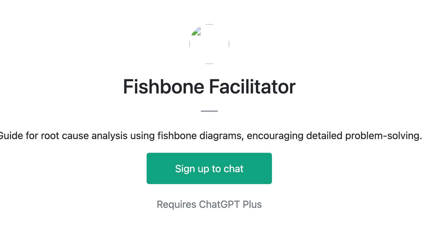 Fishbone Facilitator Screenshot