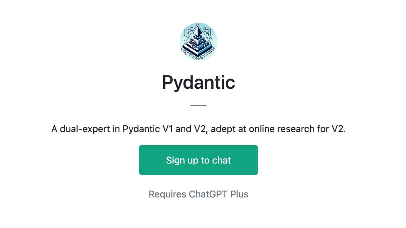 Pydantic Screenshot