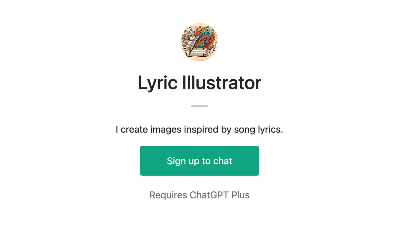 Lyric Illustrator Screenshot