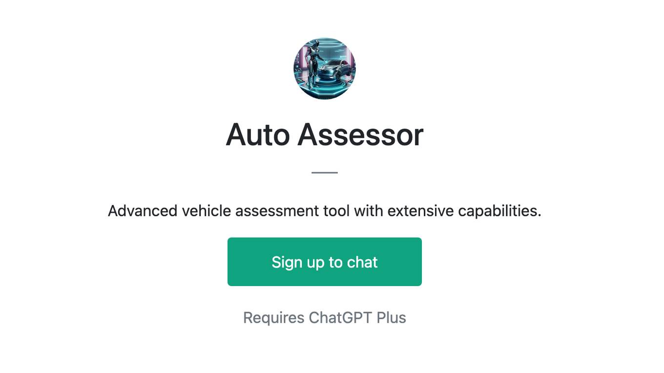 Auto Assessor Screenshot