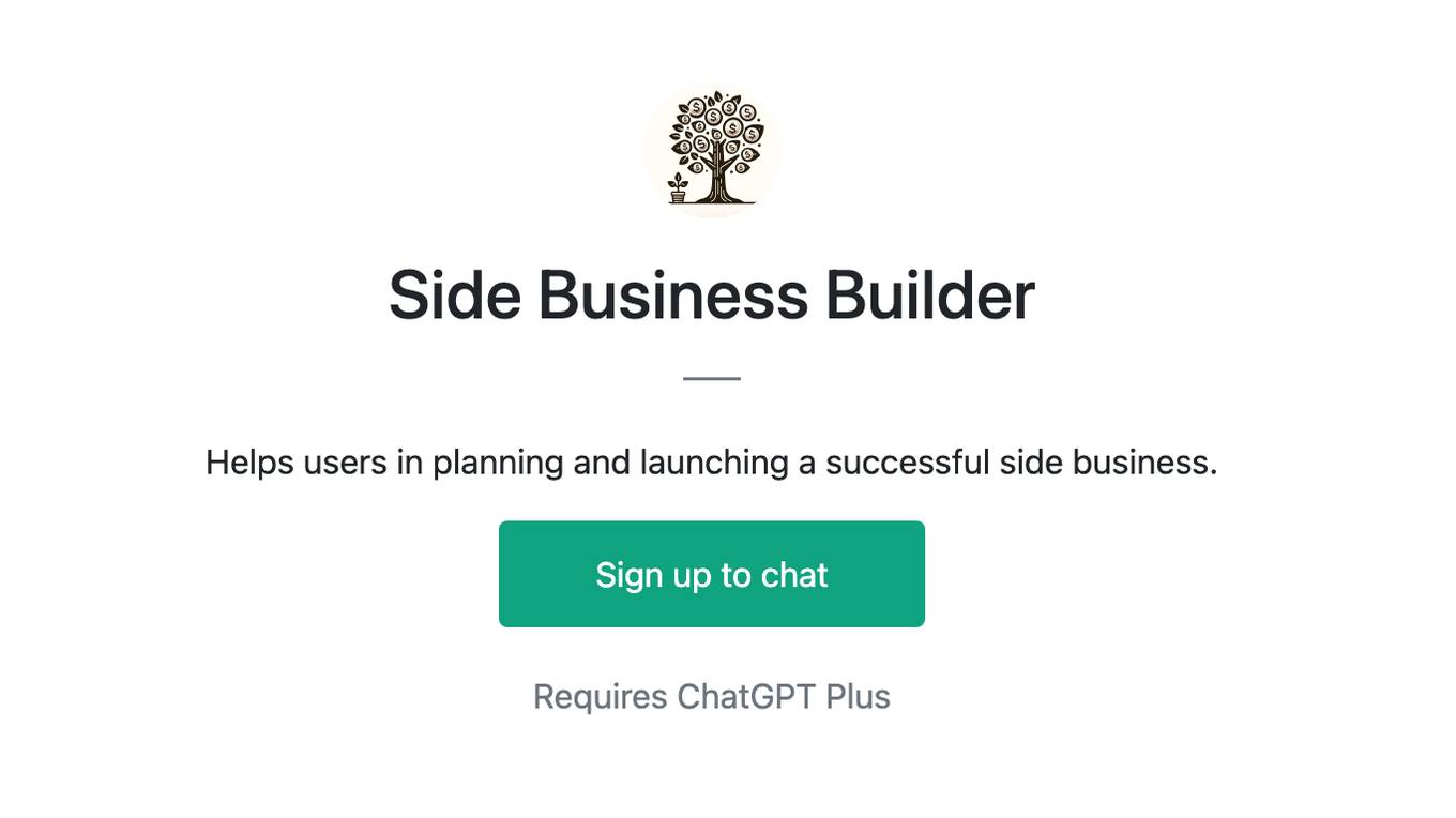 Side Business Builder Screenshot