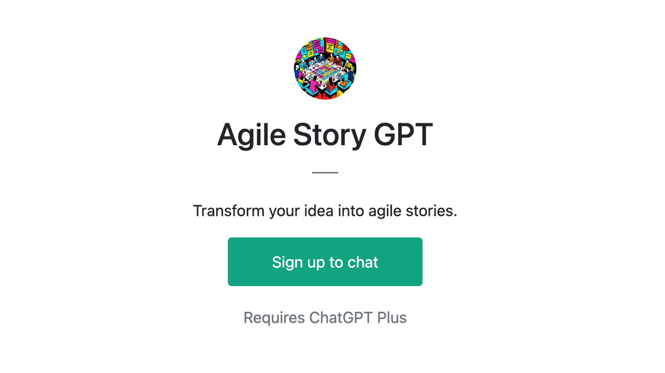 Agile  Story GPT Screenshot