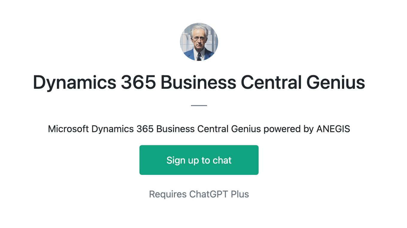 Dynamics 365 Business Central Genius Screenshot