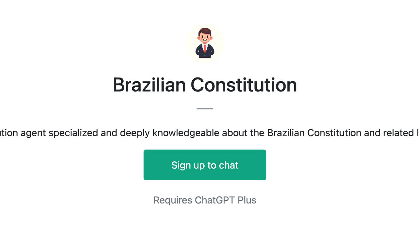 Brazilian Constitution Screenshot