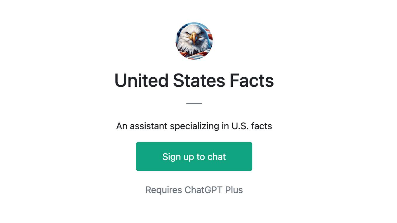 United States Facts Screenshot