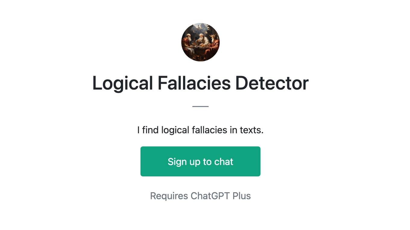 Logical Fallacies Detector Screenshot