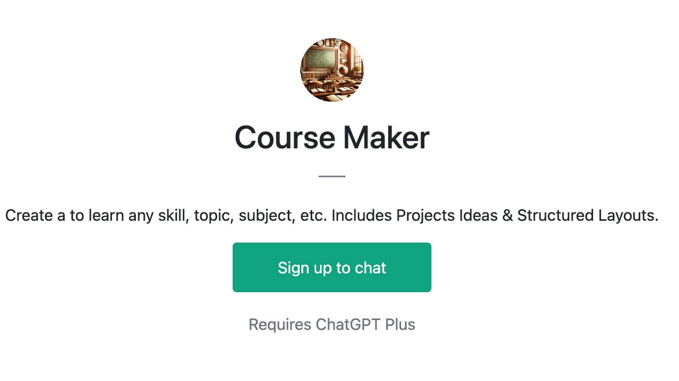 Course Maker Screenshot