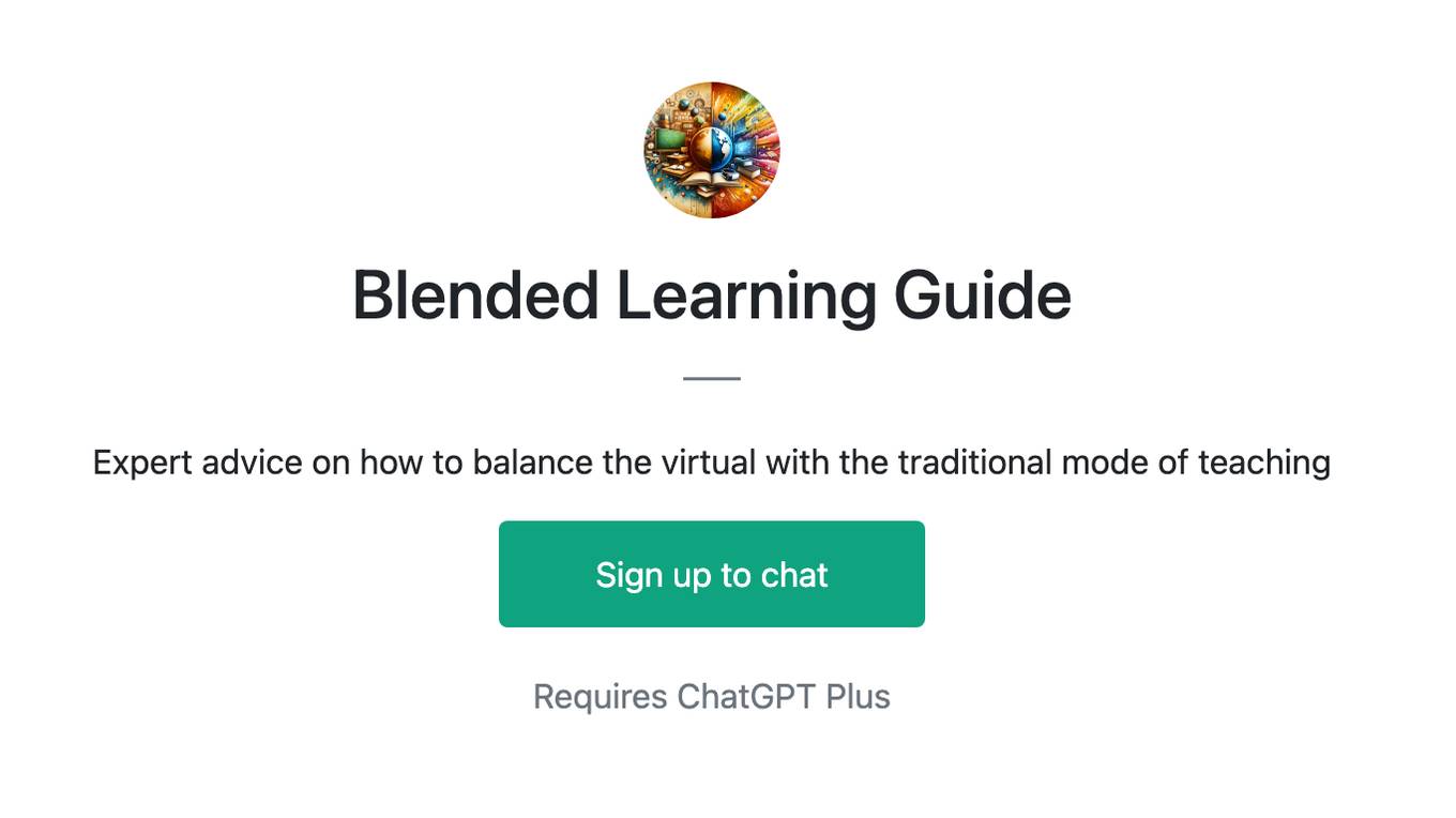 Blended Learning Guide Screenshot